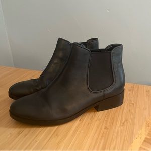 cole haan black leather chelsea boots
